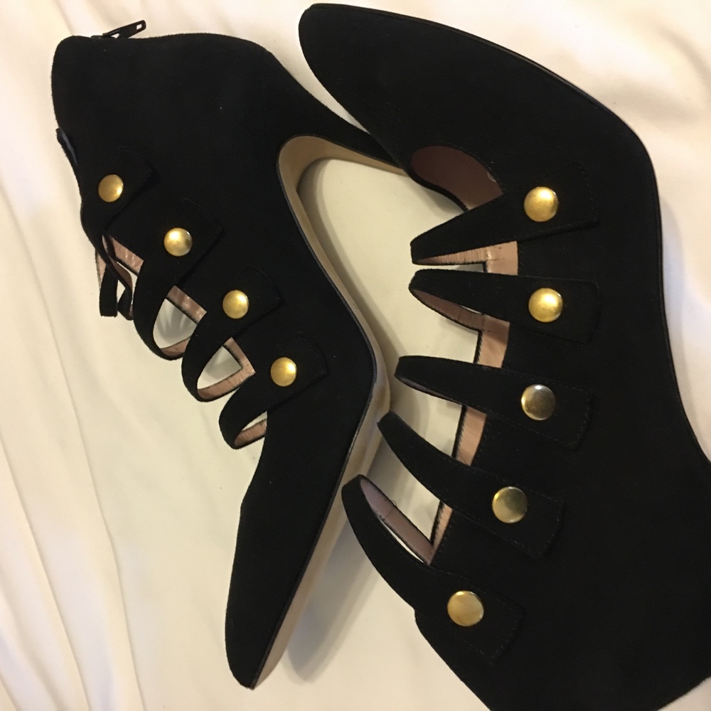 Kate Spade Black Suede Pumps Size 9 New!